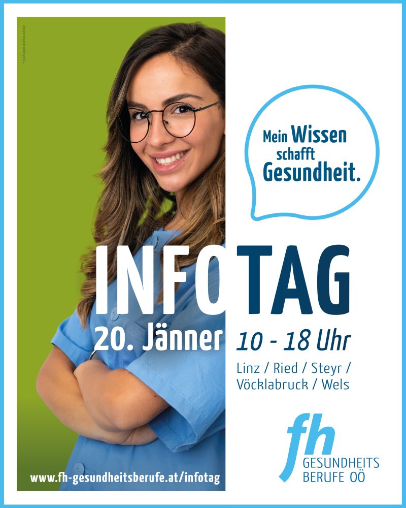 Infotag der FH Gesundheitsberufe OÖ am 20.01.2023