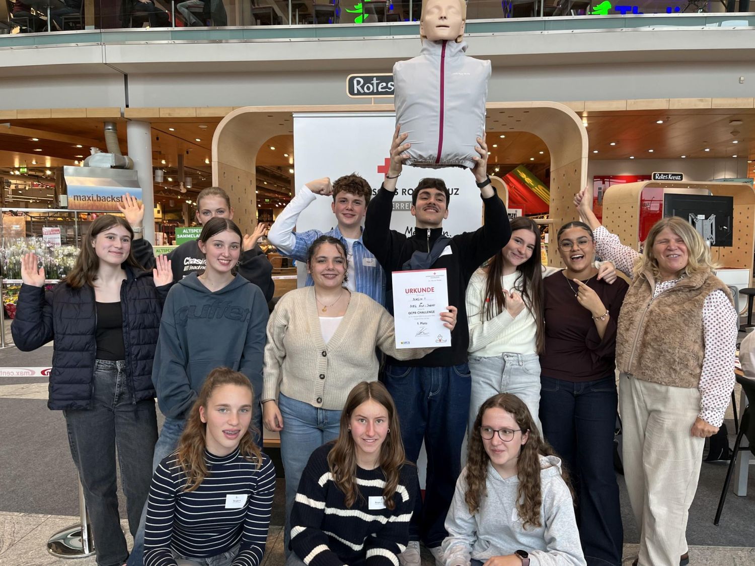 1. Platz des WPG BIOUB bei der QCPR Challenge