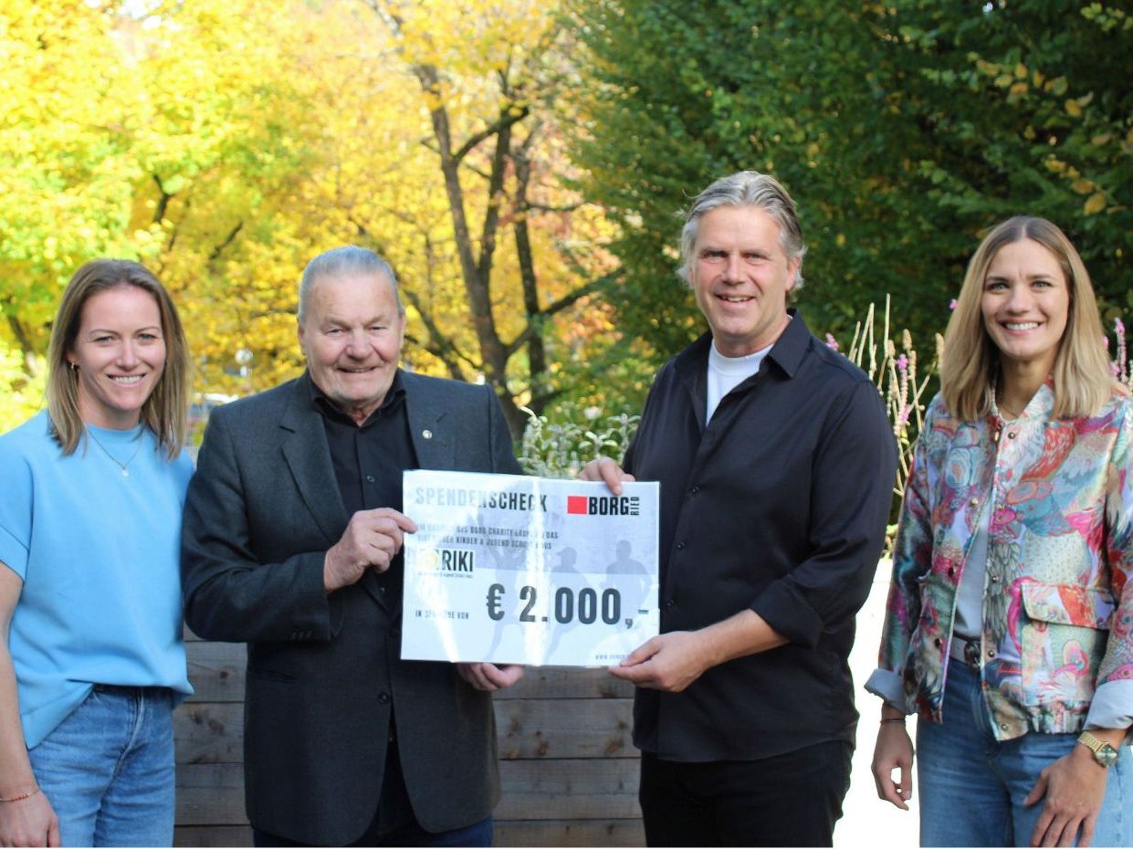 BORG RIED sammelt 2.000 € für RIKI