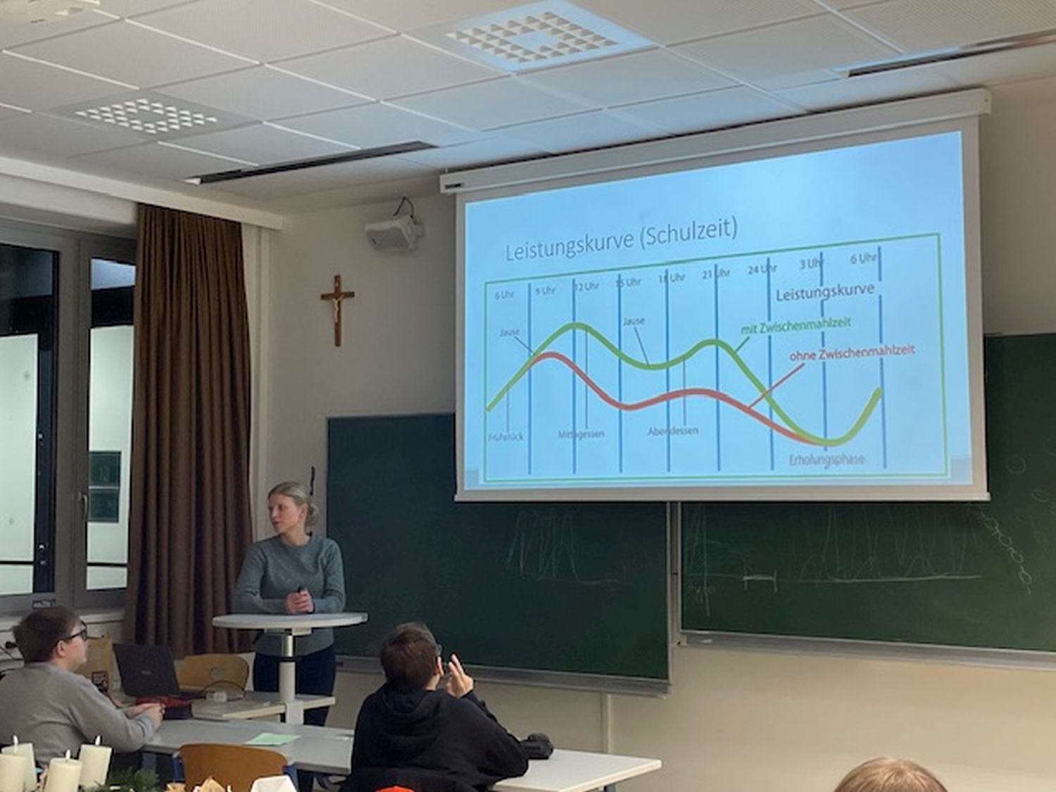 Vortrag über gesunde Ernährung und Diabetes an unserer Schule