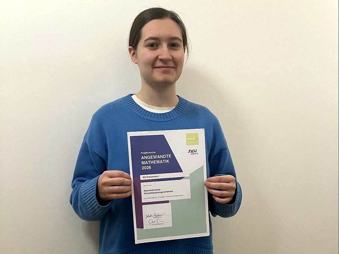 8E: Ida Krausmann, auf Mathematik-Projektwoche.