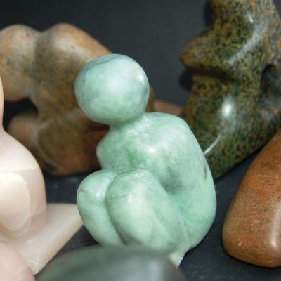 6. Klasse: Speckstein, menschliche Figur