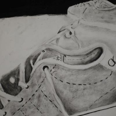 5. Klasse: Naturstudium: Schuhe Kohle